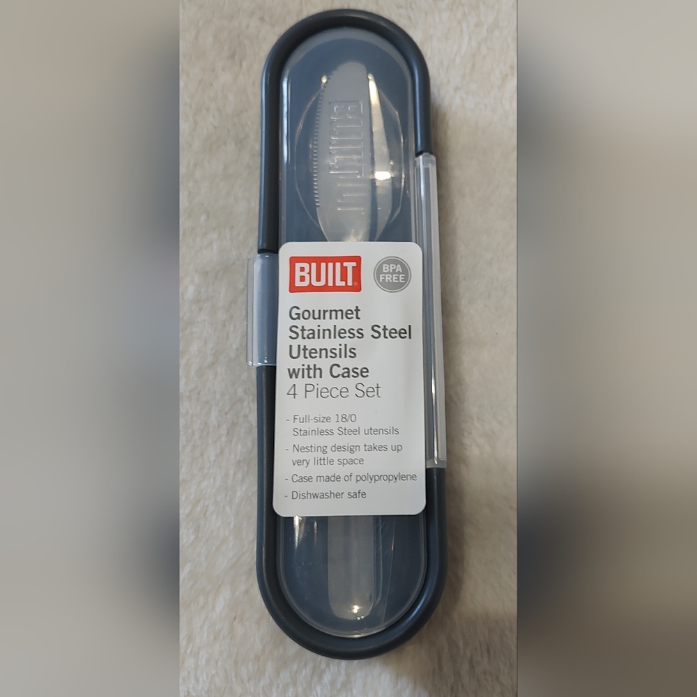 Built Stainless Steel Utensils with Case
